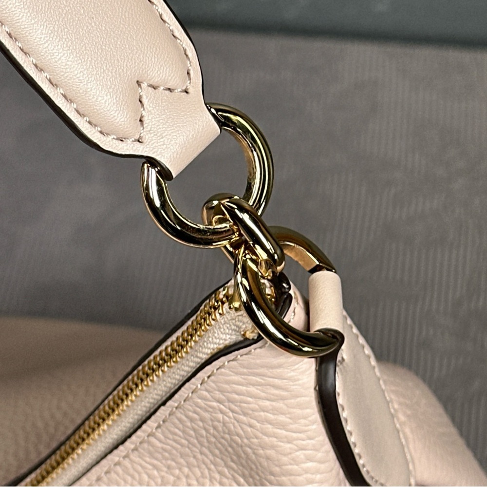 MICHAEL KORS Sienna Soft Pink Pebbled Leather Large Convertible Shoulder/Hobo - Picture 11 of 14